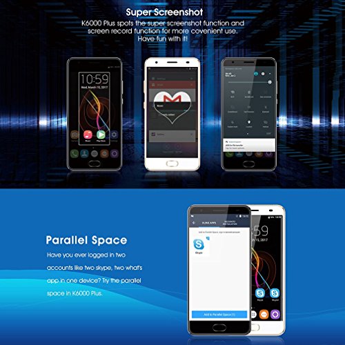 4G Smartphone Android 7.0, OUKITEL K6000 Plus Handy Ohne Vertrag 5.5Zoll HD 1920 * 1080 Pixel 4GB RAM+64GB ROM 6080mAh Akku 8.0MP Frontkamera+16.0MP Hauptkamera Fingerabdruck 12V/2A Flash Charge 1.5GHz Octa Core Dual-SIM reviews 4G Smartphone Android 7.0, OUKITEL K6000 Plus Handy Ohne Vertrag 5.5Zoll HD 1920 * 1080 Pixel 4GB RAM+64GB ROM 6080mAh Akku 8.0MP Frontkamera+16.0MP Hauptkamera Fingerabdruck 12V/2A Flash Charge 1.5GHz Octa Core Dual-SIM