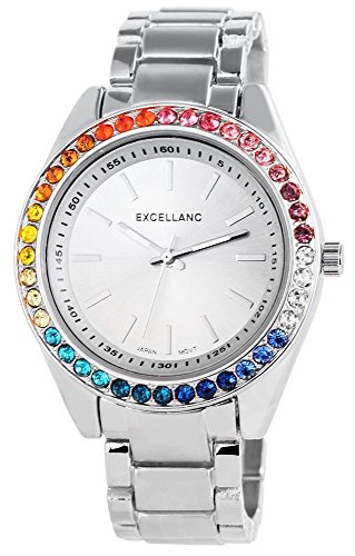 Excellanc Damen-Armbanduhr Analog Quarz Alloy 180922500004