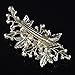 Remedios Light Gold Leaves Pearl Wedding Hair Clip Hair Accessory