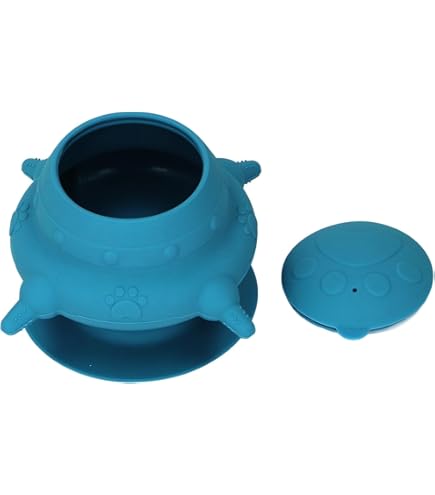 Mangiatoia Per Cuccioli In Silicone - Stazione Allattamento Con Ventosa, Per Gattini E Cuccioli - Foto 2