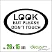 Produktbild LOOK BUT PLEASE DONT TOUCH XL 2112 // Sticker OEM JDM Style Aufkleber (Schwarz)