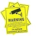 Price comparison product image 10 PCS CCTV Signs Self Adhesive Sticker Warning Premises Protected Under 24 Hour Internet Monitor Safety Sign - Security, Camera, Closed Circuit TV, Warning Safety - 250 x 200 mm