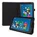 Produktbild kwmobile Lenovo IdeaTab A8-50 (A5500) Hülle - Tablet Cover Case Schutzhülle für Lenovo IdeaTab A8-50 (A5500) - Schwarz mit Ständer