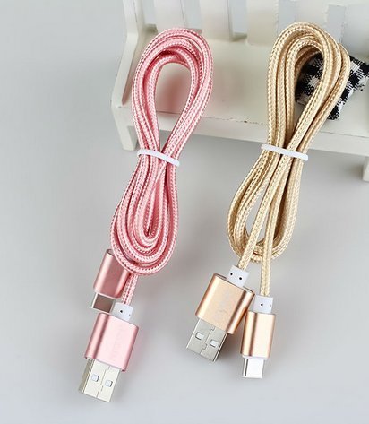 Reido® Nylon (Gold) USB Datenkabel für Samsung S7 S6 edge Galaxy S5 (Nylon geflochten) Galaxy S7 S4 S3 S2 S6 S5 S6edge Samsung Galaxy S6 S5 S7edge Galaxy I9300 S4 S5 I9300 I9505 S4mini S2 i9100 Galaxy S4 Galaxy S3 S3Mini S5mini Galaxy S3mini / S4mini / S5mini I9505 Galaxy S4 I9300 Galaxy I9100 I8190 I9500 Micro-USB (kein Original) (GOLD Nylon Usb-Datenkabel) - 6