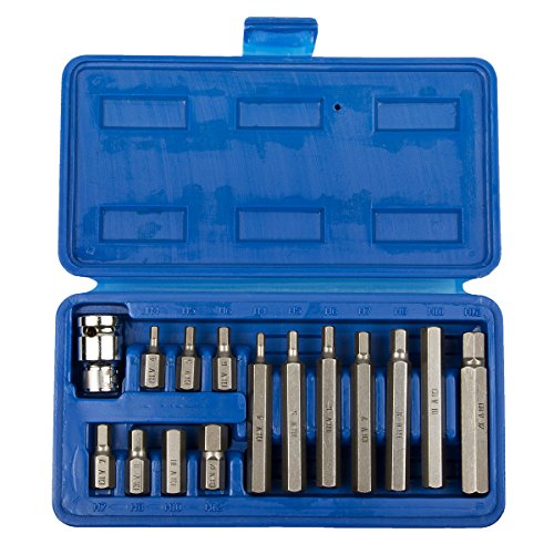 11 tlg Ratsche Bitsatz Spline Vielzahn Bitset Steckschlüsselsatz | B4