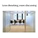 Rabbitgoo® No Glue Static Cling Privacy Window Film Frosted Films UV Protection Window Sticker Use in Office Home Bathroom Living room Kitchen Glass Window Film 90*200CM