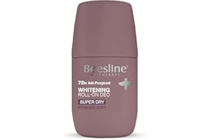 Beesline Whitening Roll On Deodorant Super Dry Powder Soft 72h Protection - 50 ml