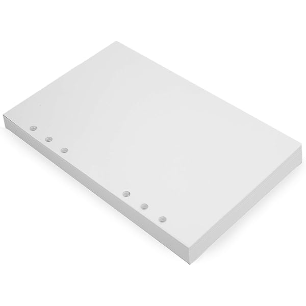 Lot De 7 Intercalaires A5 En Plastique Pour Classeurs 6 Trous, Imperméables, Noirs