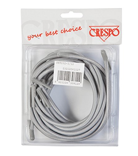 Crespo - Elastiques - Chaise Relax - 2x Courte 2x Longue - Gris