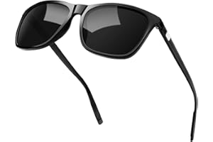 KANASTAL Alta Protección Polarizadas Gafas de Sol Unisex Aluminio y Magnesio Cuadradas UV400