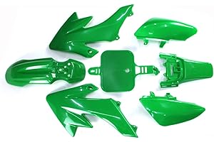 XLJOY Green Fairing Plastic Fender Kit for SDG SSR Piranha Chinese CRF50 XR50 50cc 70cc 90cc 110cc 125cc 140cc 150cc 160cc Dirt Pit Bike