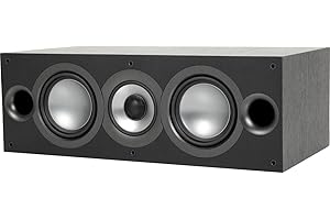 ELAC Uni-Fi 2.0 UC52 Altavoz Central (Cada uno), Negro (UC52-BK)