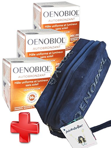 Oenobiol Tan Uniform and Light Tan Without Sun + Kit "Make Everyday Happy-Set of 3 boxes