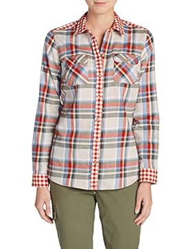 Eddie Bauer Damen Flanell-Patchbluse