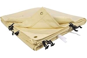 TERRE JARDIN - Ersatztuch für Markise, 3 x 4 m, Beige