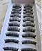 20 Pairs Natural Makeup Black Curled Long Bushy Soft False Eyelashes