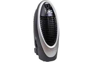 Honeywell CS10XE Rafraichisseur d'air par évaporation pour intérieur 10 L, Noir/Gris