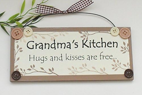 Grandma's Kitchen Wooden Keepsake Gift Plaque