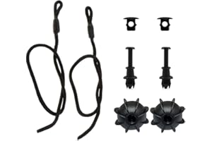 SPTwj 2 Stück Kofferraum Halteband Hutablage Auto Universal Haltebänder Kofferraumabdeckung Band Halterung für Den Kofferraum für VW Golf 6 5 4, MK6, MK5, GTI R20-50cm Kabellänge