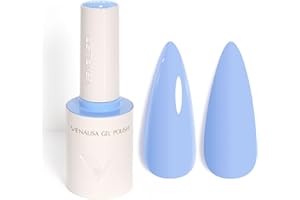 ‎V VENALISA VENALISA UV Negellack Natur Blau Gellack UV Gel Nail Polish Klassischer und All MatchStil für Valentinstag Hochzeit Dating Weihnachtswochenende 10ml