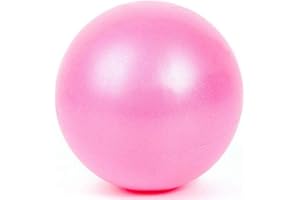 Xinlie Balle Souple de Pilates Mini Ballon de Gym Ballon de Fitness PVC Anti-éclatement Idéale pour Étirement, Yoga, Balance, Stabilité et Renforcement Musculaire (Famille, Sport & Bureau) 25cm