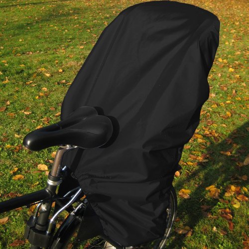 Sitzfeste, wasserdichte MadeForRain Regenhülle / Abdeckung für Kinderfahrradsitze – CityFrog - 4