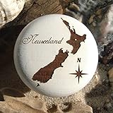 Möbelknauf Neuseeland Gravur Buche Möbelknopf New Zealand