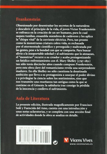 Book's Cover of Frankestein