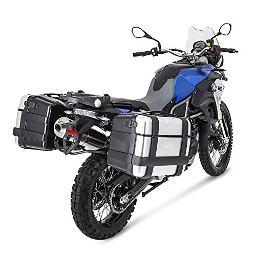 Seitenkoffer Set Honda Africa Twin CRF 1000 L 2016 Givi Monokey Trekker TRK46N schwarz mit Alu Cover