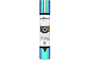 TECKWRAP Holograficzny samoprzylepny winyl do majsterkowania, naklejki, 0,3 m x 1,5 m, leśna zieleń