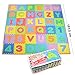 Produktbild Kids Zone 86 +24 tlg. Puzzlematte für Kinder aus rutschfestem EVA - 3,3m² große Spielmatte, zusammensteckbar inkl. Rand-Teile Teile 30x30x1 cm - Kinderteppich, Puzzle mit Zahlen und Buchstaben