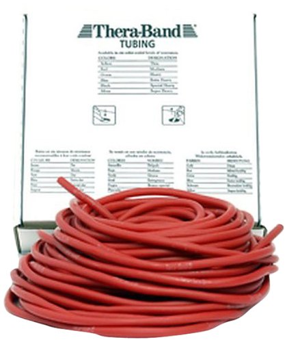Thera-Band - Cuerdas para extensores rojo mittel/rot Talla:30,50 m