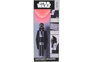 PALADONE Luz de pared Lightsaber Star Wars - Producto oficial, iluminación con luz roja, homenaje a Sith y Jedi, decoración coleccionable, regalo para fans de Lucas Film