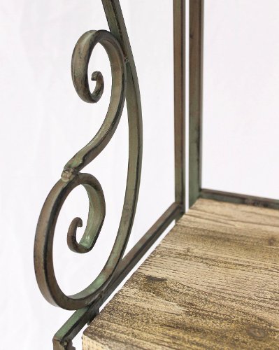 DanDiBo Regal „Malega“ 12060 aus Metall und Holz 150 cm Bücherregal Badregal Küchenregal - 6