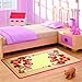 Kids Children Large Girls Boys Fun Rugs Pink Spring Butterfly (100x133cm) Bedroom Playroom Floor Mat Non Slip Play Available in 2 Sizes