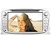 Produktbild YINUO 7 Zoll Autoradio GPS-Navigation 2 DIN für Ford Mondeo (2007-2011), Ford S-Max (2008-2012), Ford Focus (2008-2010), Ford Galaxy (2010-2012) mit Bluetooth USB Unterstützung iPod / iPhone 4,4S, 5,5S, 6,6Plus / 1080p-Wiedergabe/ TV-Box, Silber