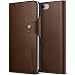 Produktbild iPhone 7 Plus Hülle, VRS Design [Native Diary Serie] Prämie Echt Ledertasche mit 3 Kartenfächern für Apple iPhone 7 Plus 2016 - Kaffee Braun