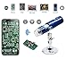 Produktbild teepao Digitales USB Mikroskop 1000 x 8 LED Handheld WiFi Mikroskop HD 1080P Endoskop-Kamera mit Metall Ständer für Erwachsene Kinder, Foto & Video erhältlich, kompatibel mit iOS Android Mac OS Windows blau