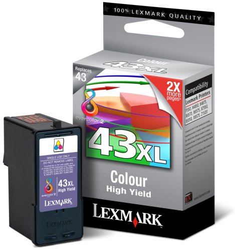 Lexmark 18YX143E 43XL Tintenpatrone dreifarbig hohe Kapazität 500 Seiten - 3