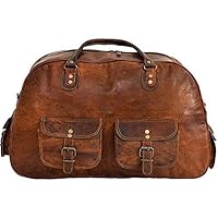 Shakun Leather Neue Vintage Reisetasche, Sporttasche, Ausflugstasche, NEU