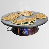 G&uuml;lsan 55 cm Elektrikli Katmer - G&ouml;zleme - Yufka - Kara Sa&ccedil; Termostatlı