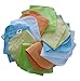 Babymajawelt® 14658 -10 x Super Soft Flannel Wipes - Washing cloths 25/25 - BOY coloured