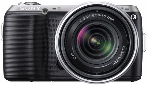 Sony NEXC3KB Compact Digital Camera System - Black (16.2MP, With 18-55mm Lens) 3inch Screen
