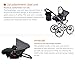 Bergsteiger Venedig Retro Combination Pram 3-in-1 System; car seat; (10-piece mega set; 8 colours)