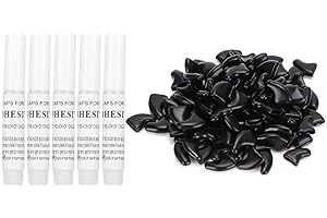 YOUTHINK 100Pcs Soft Pet Cat Kitty Nail Caps Cover Safe Anti Scratch Dog Claw Protector Cubiertas(XS-Negro)