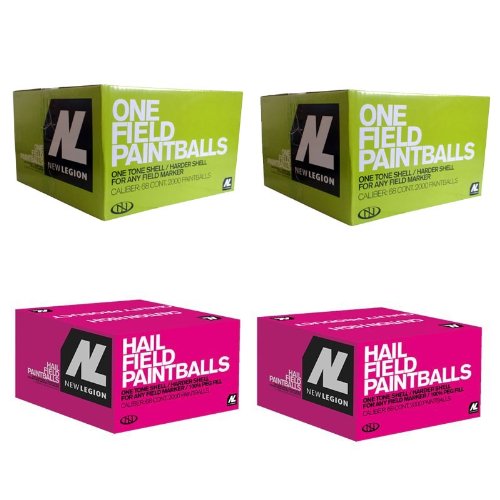 Preisvergleich Produktbild New Legion Paintball Paket - 2x One, 2x Hail