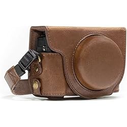 MegaGear MG764 Estuche para cámara fotográfica - Funda (Funda, Canon, PowerShot G7 X Mark II, Marrón)