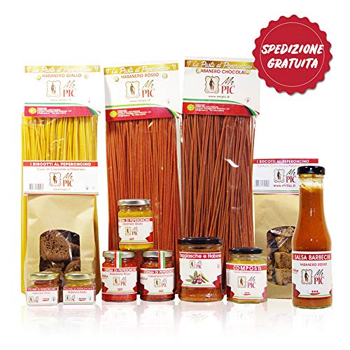 Kit Peperoncino Habanero Addiction - Prodotti al peperoncino Mr PIC - Mr PIC: il Peperoncino Toscano di qualità - Carmazzi: la più ampia linea di prodotti piccanti in Italia