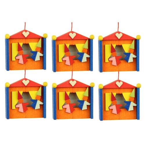 Preisvergleich Produktbild Graupner Holzminiaturen Erzgebirge - Christbaumschmuck Kaspertheater