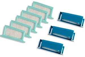 Snugell Dreamstation CPAP Filters – 9-Pack (3 Reusable + 6 Disposable) – Universal Replacement Filters for Philips Respironics CPAP Machines, Ensures Clean Air for Better Sleep Therapy - Made in USA